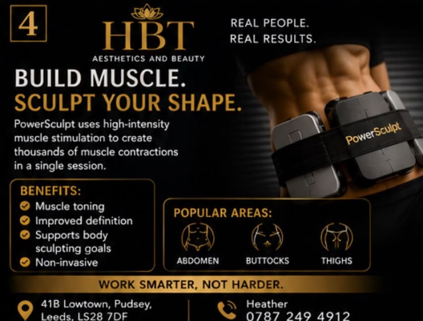 Build Muscle. Sculpt Your Shape. — PowerSculpt High-Intensity Muscle Stimulation